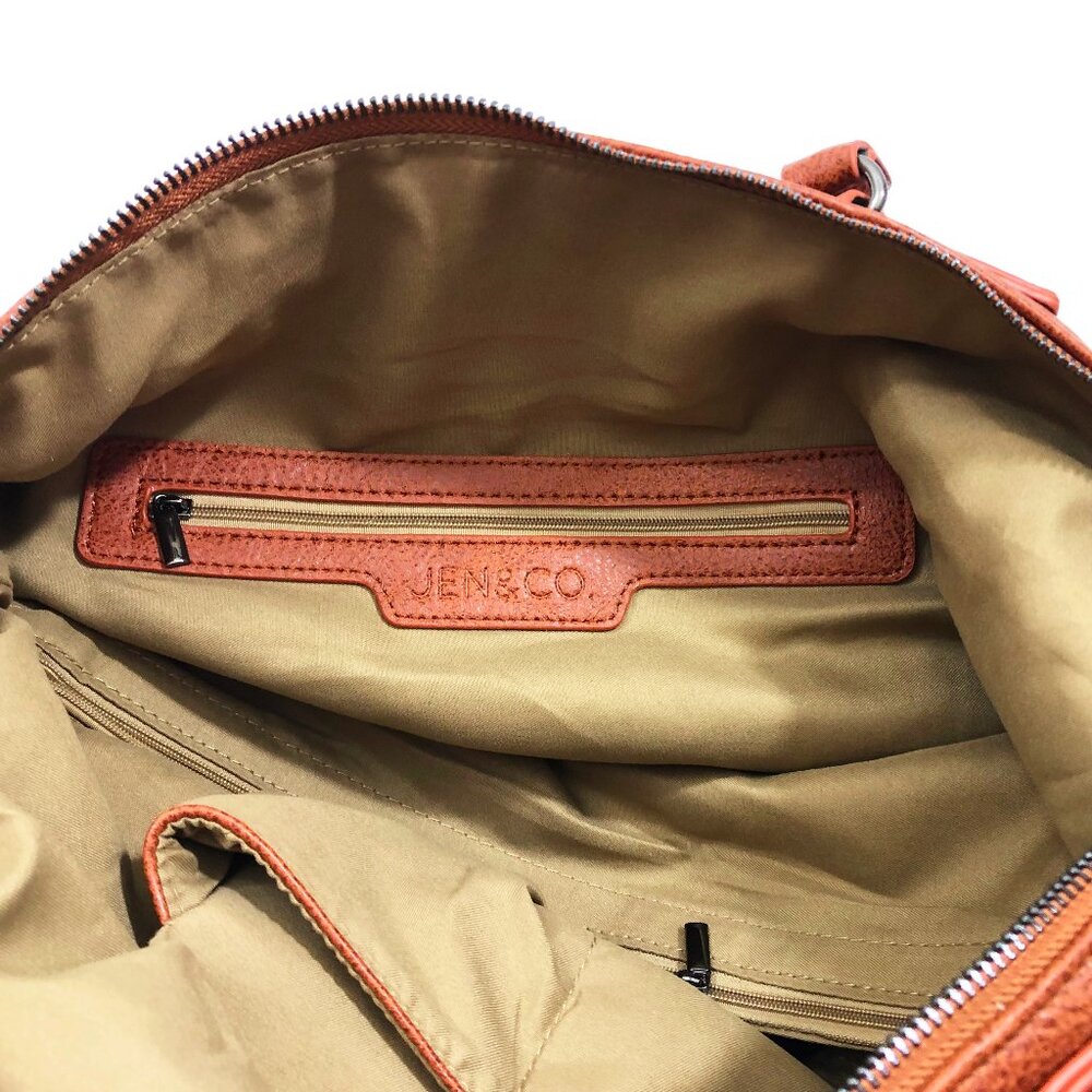 Jen & Co Dual Handle Tote Crossbody Shoulder Bag Purse 16x13x6 inches - Picture 5 of 7